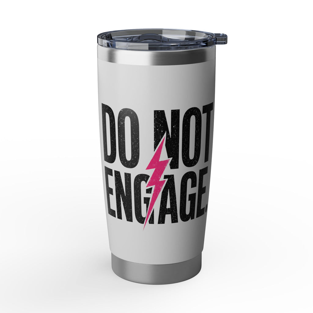 20oz Insulated Tumbler — Bold "Do Not Enlarge" Minimalist Stainless Travel Cup