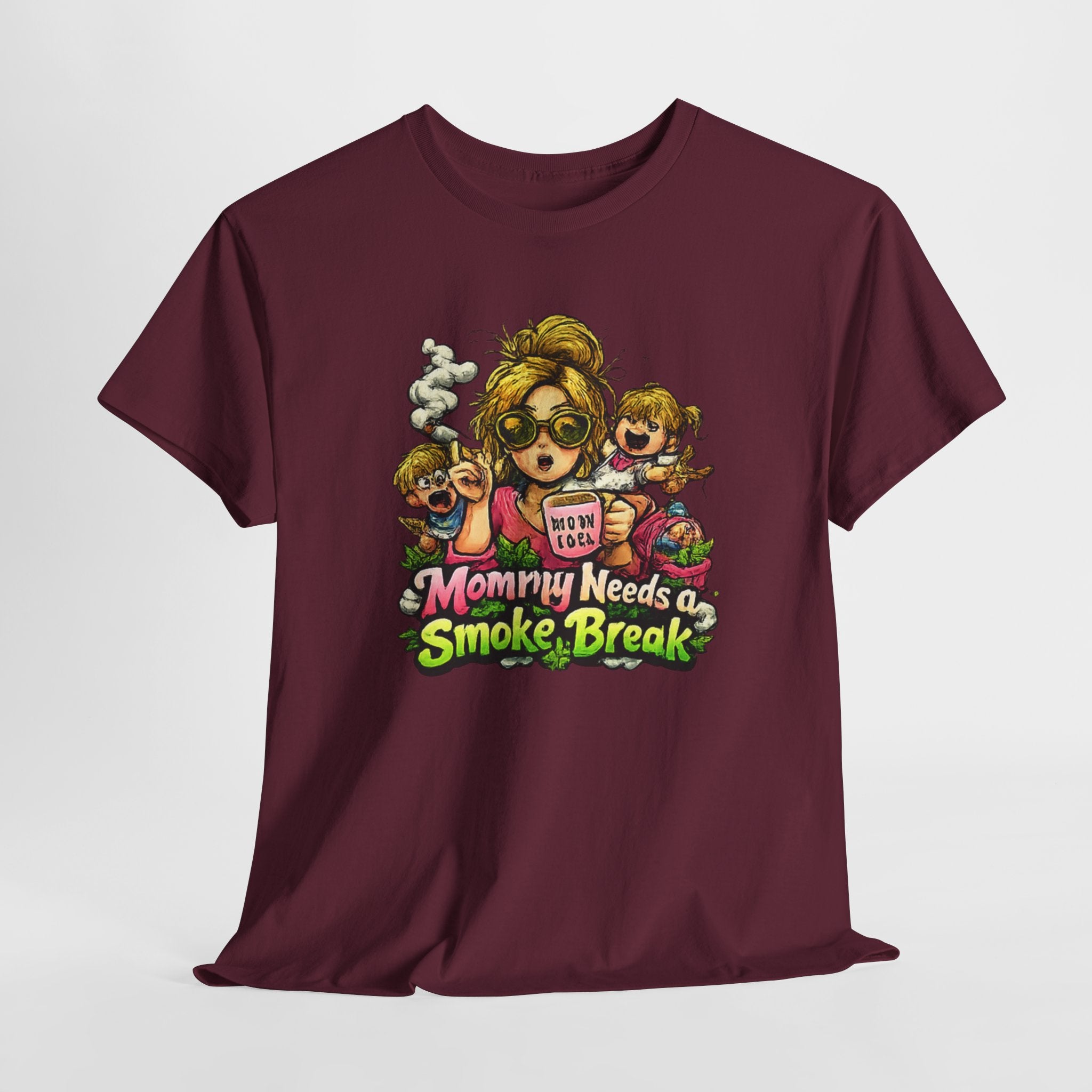 Mommy Needs a Smoke Break T-Shirt — Funny Mom Graphic Tee