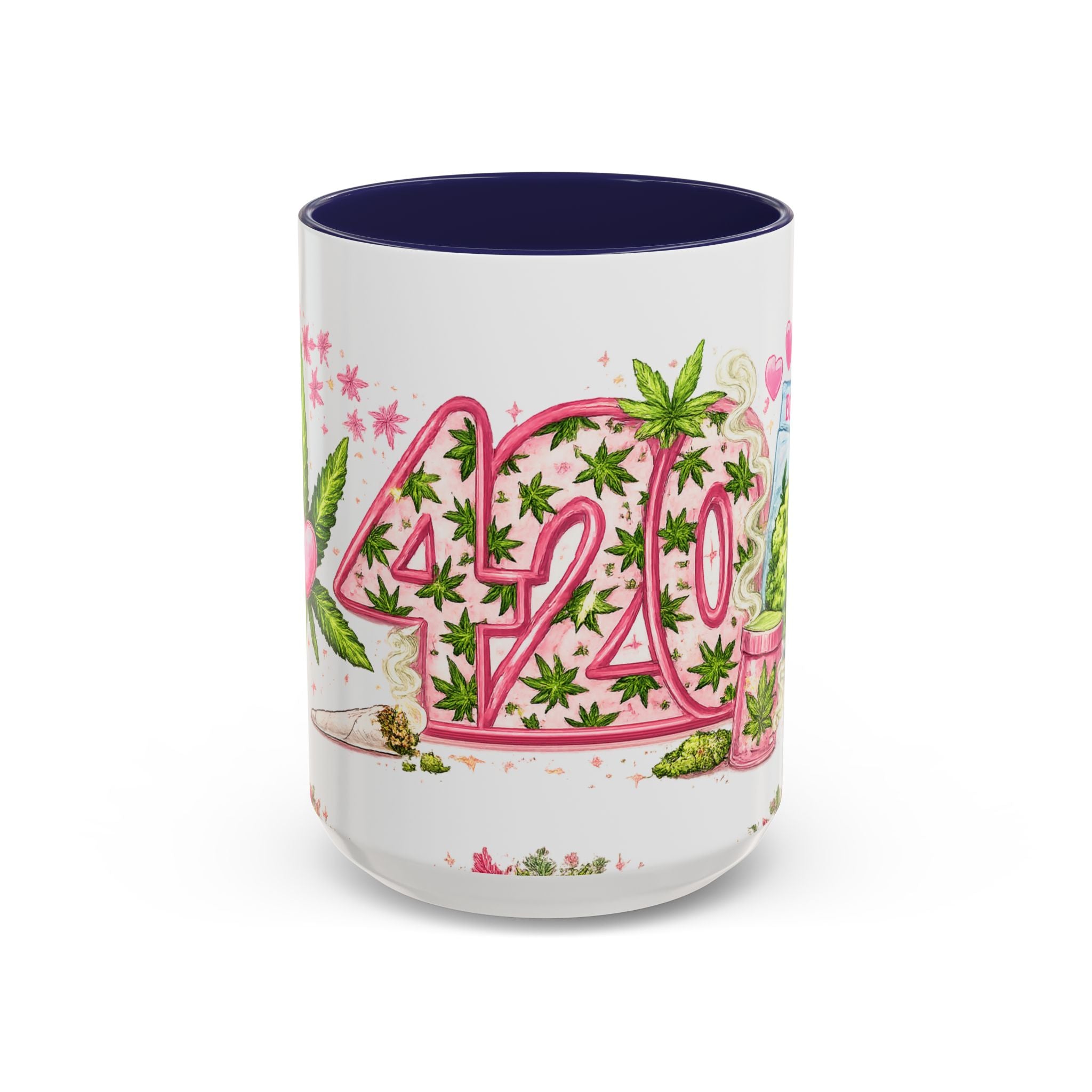 420 Cannabis Coffee Mug — 'Best Buds' Accent Tea Cup (11/15oz)
