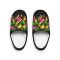 Women's Slippers — Colorful Graffiti Leaf Indoor Slides