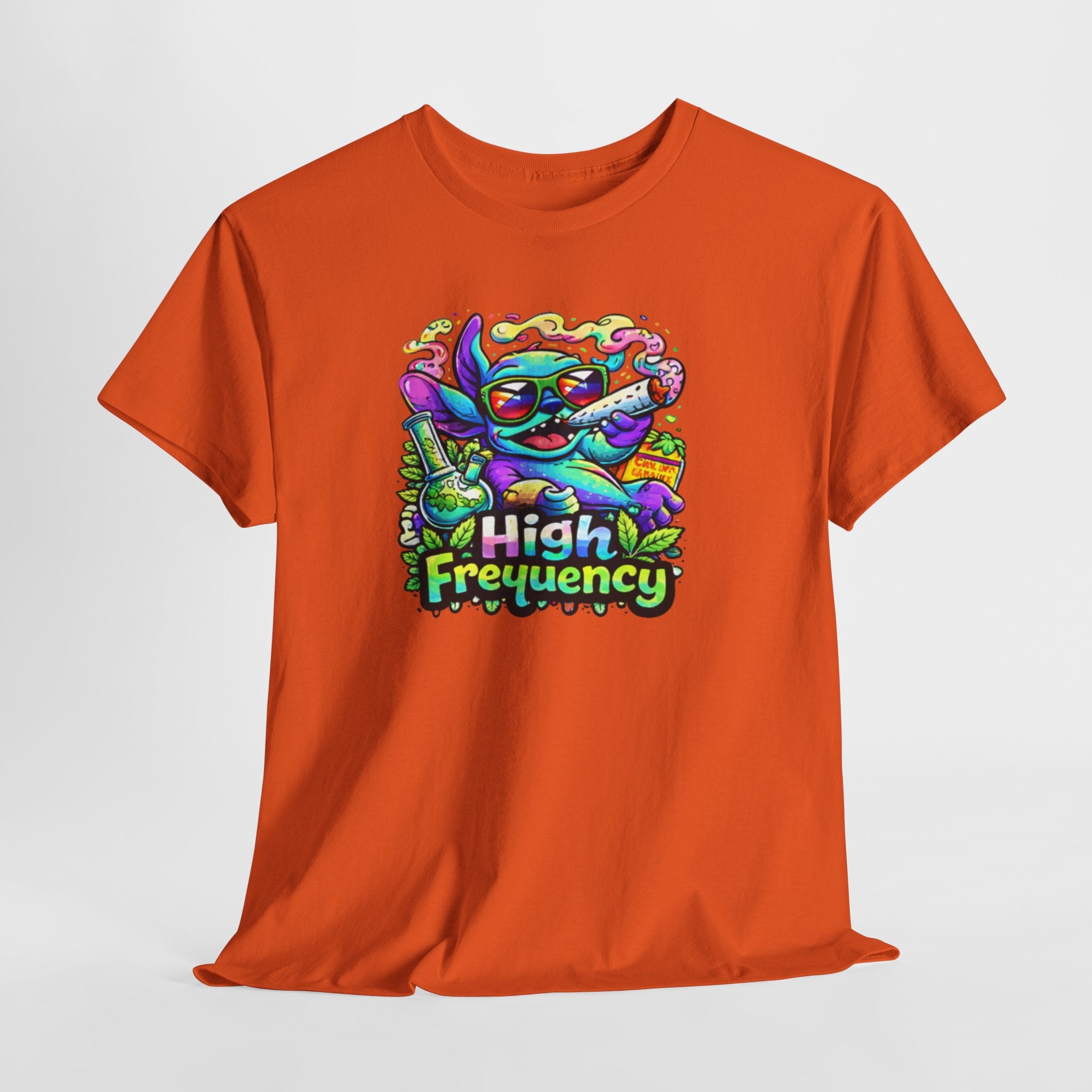Psychedelic Cat 'High Frequency' Graphic Tee