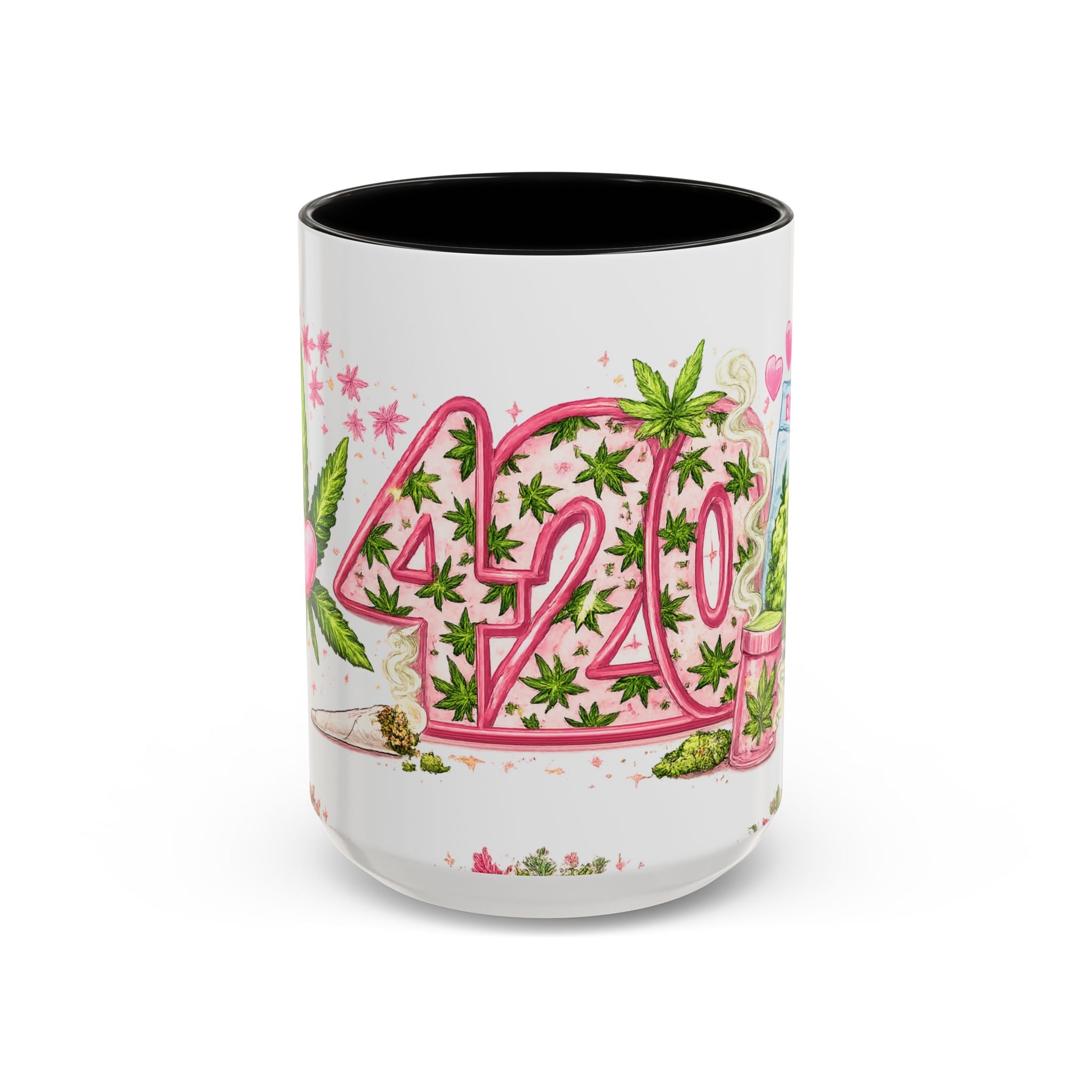 420 Cannabis Coffee Mug — 'Best Buds' Accent Tea Cup (11/15oz)