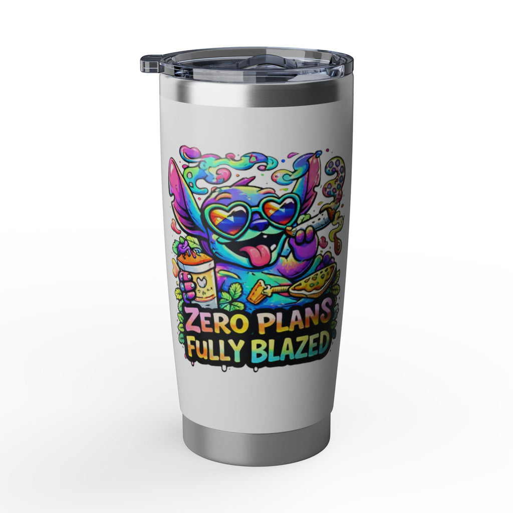 20oz Tumbler — Colorful Vagabond Travel Cup with 'Vagabond' Adventure Artwork