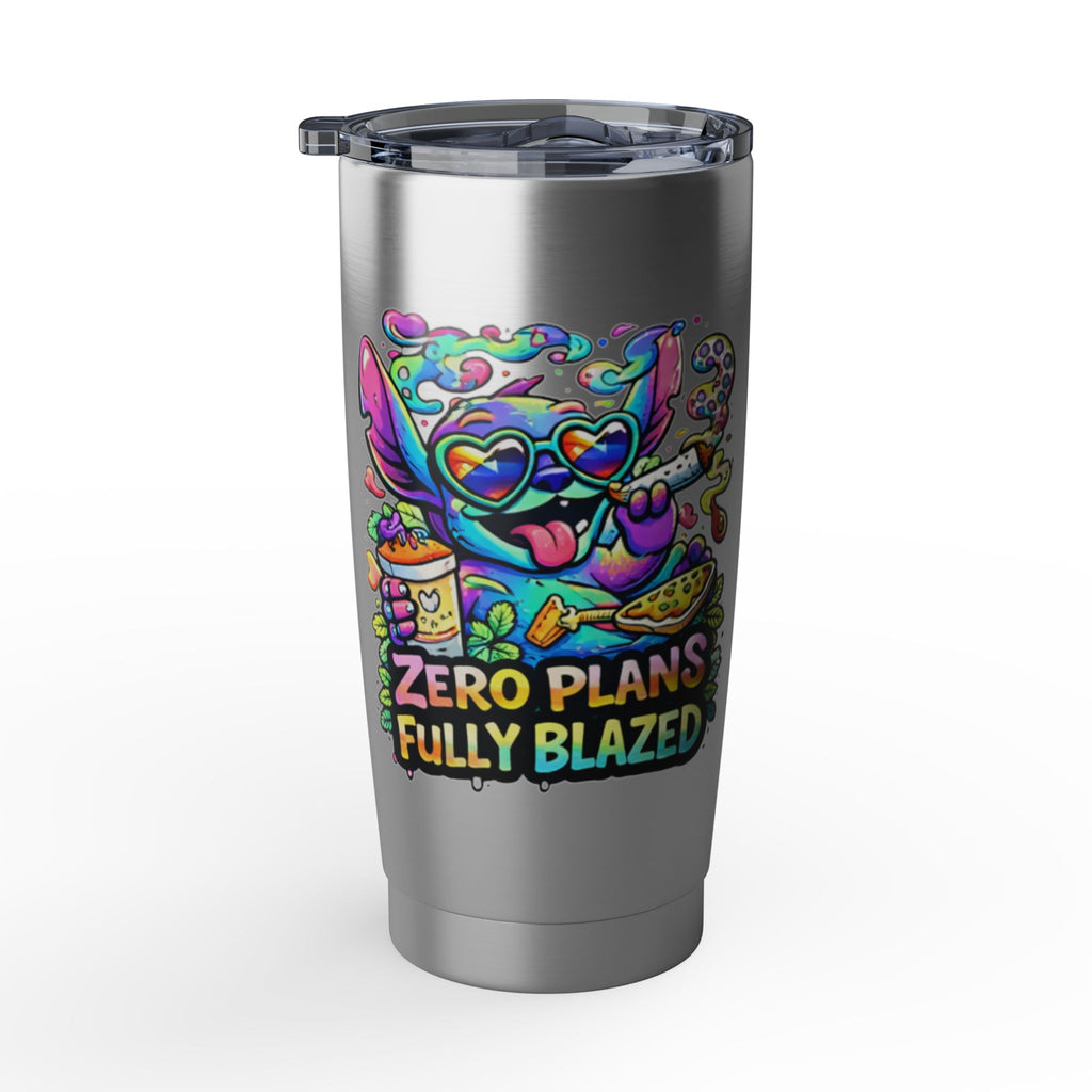 20oz Tumbler — Colorful Vagabond Travel Cup with 'Vagabond' Adventure Artwork