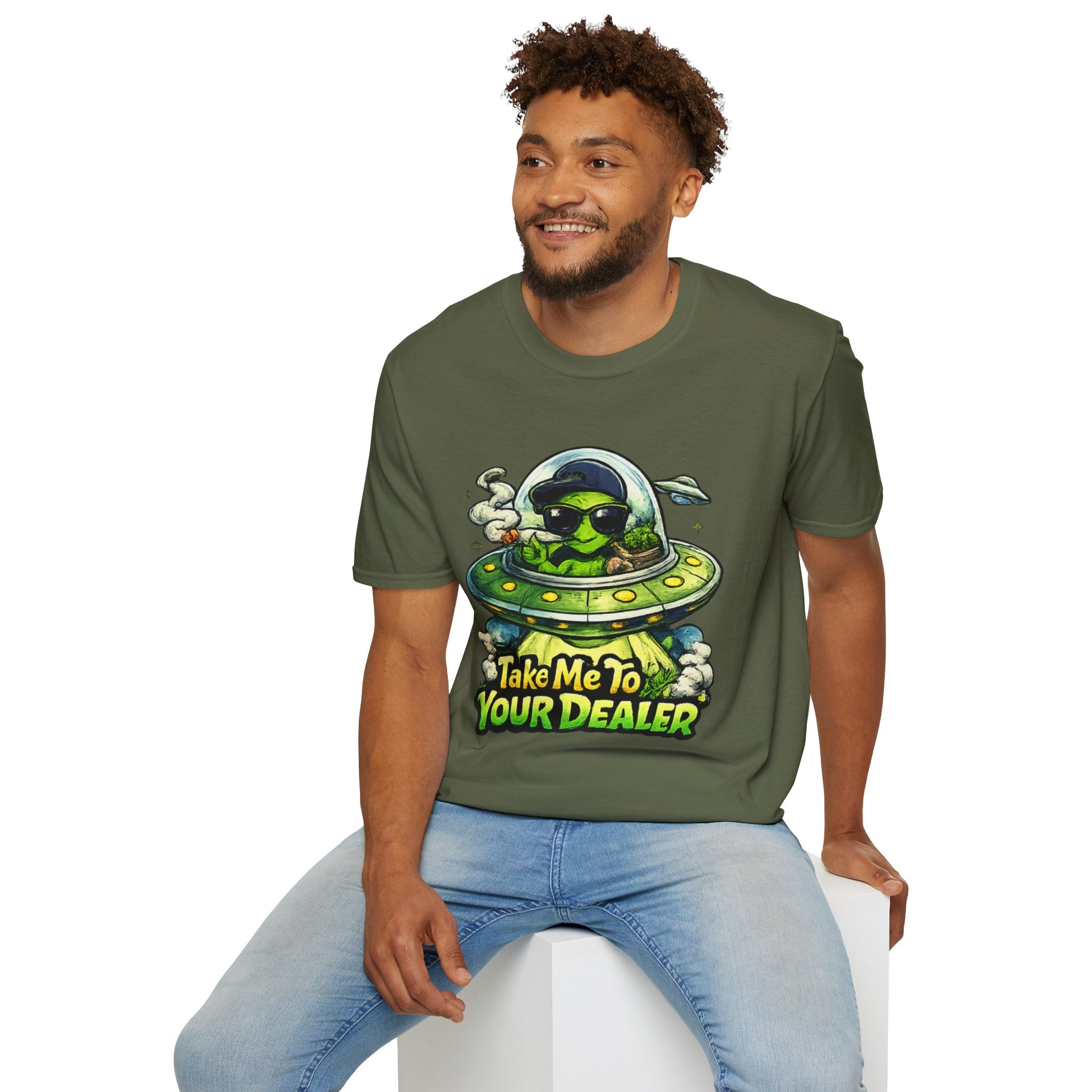 Take Me To Your Dealer Alien T-Shirt