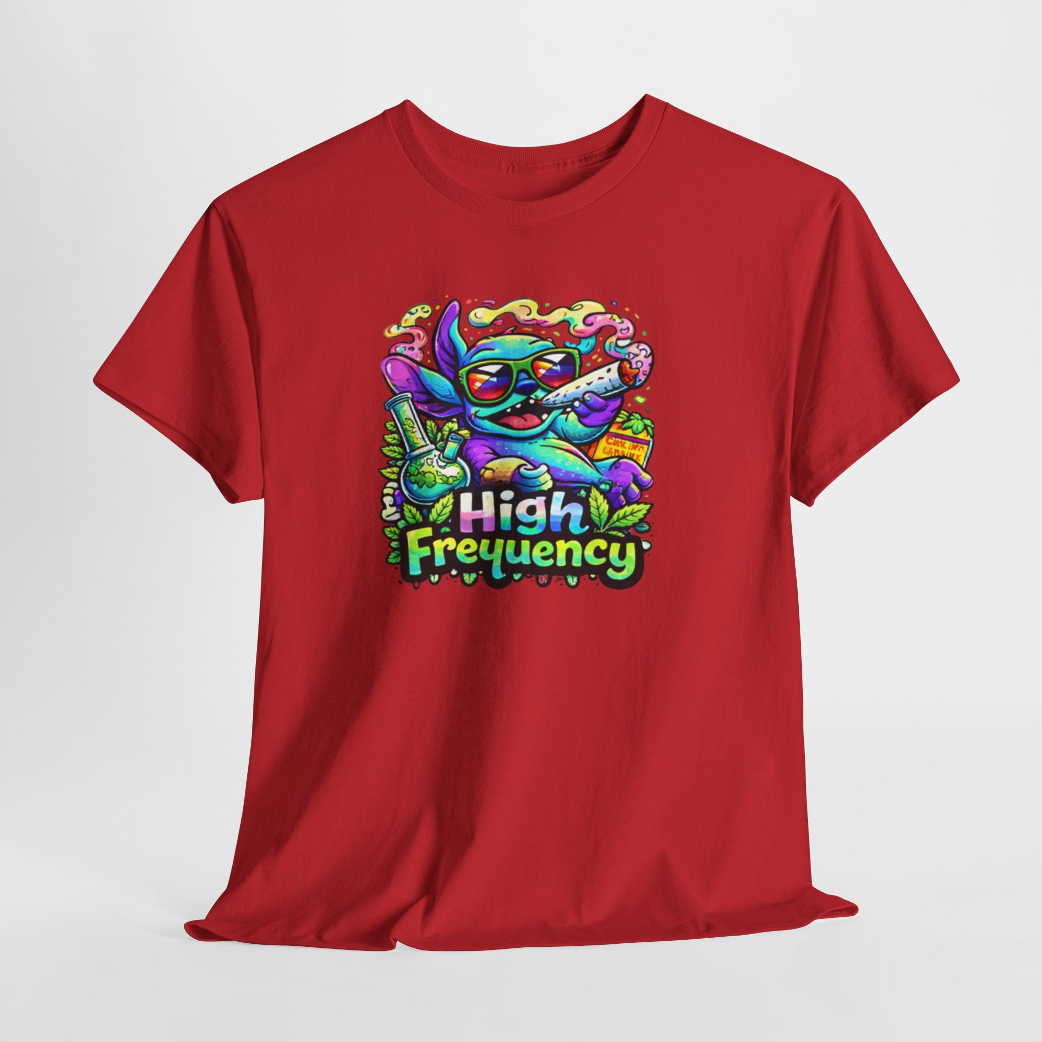 Psychedelic Cat 'High Frequency' Graphic Tee