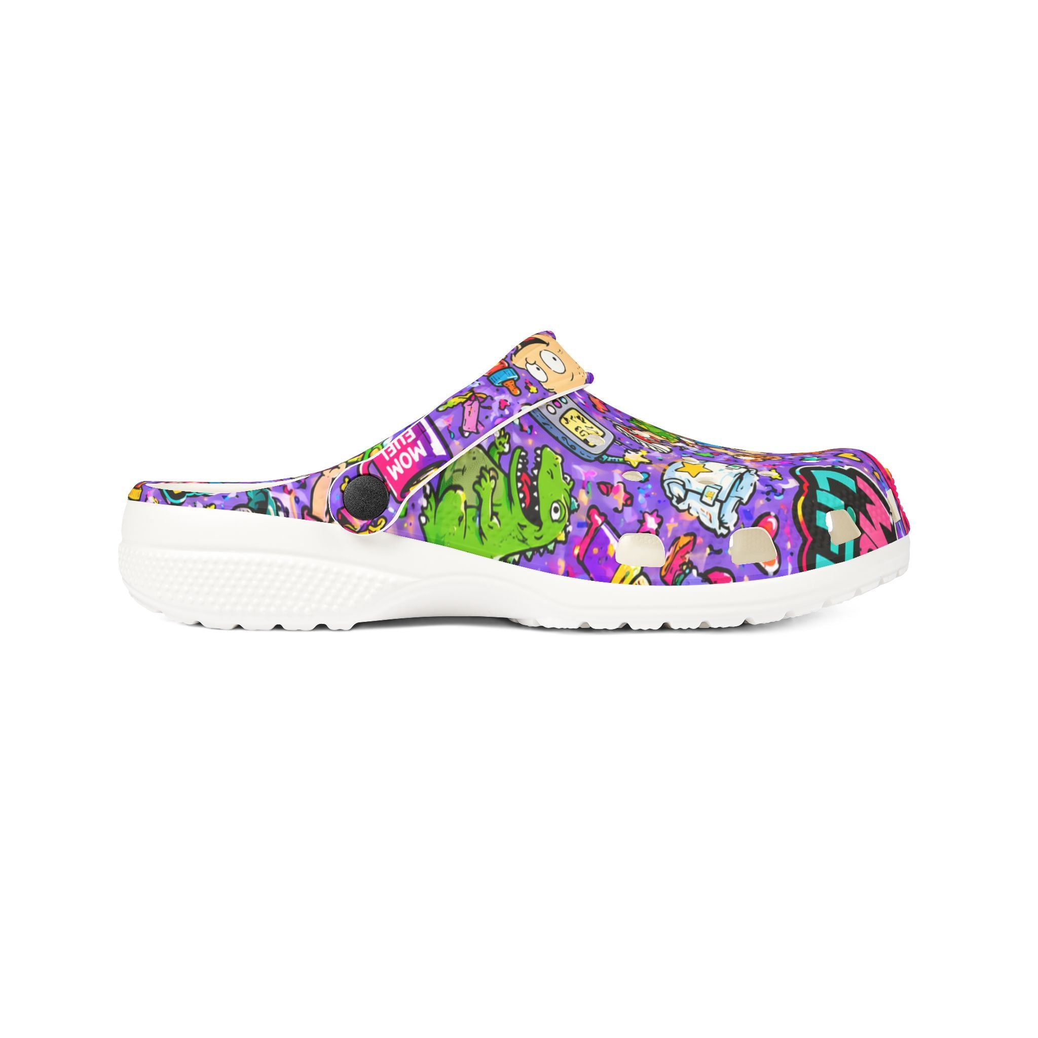 Cartoon Chaos EVA Clogs – Colorful Kids' Slip-On Foam Shoes