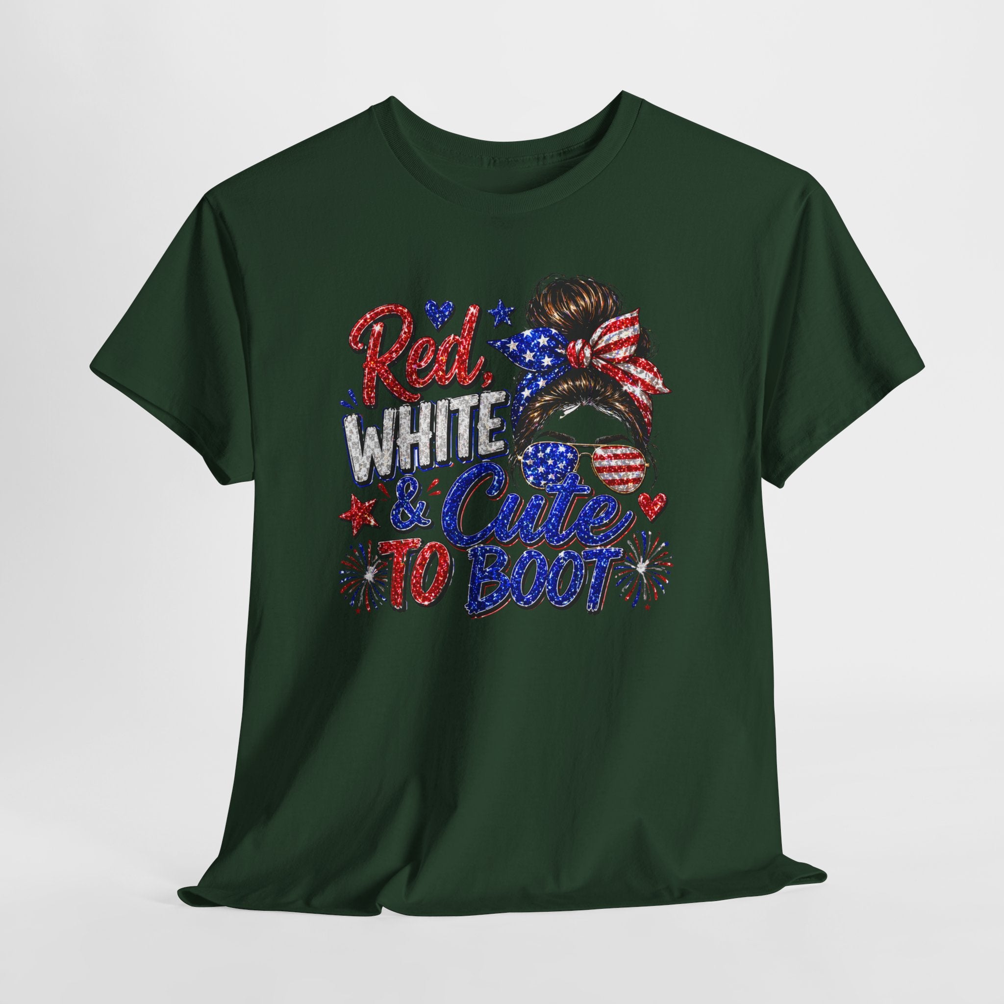 Patriotic 'Red White & Cute To Boot' Tee