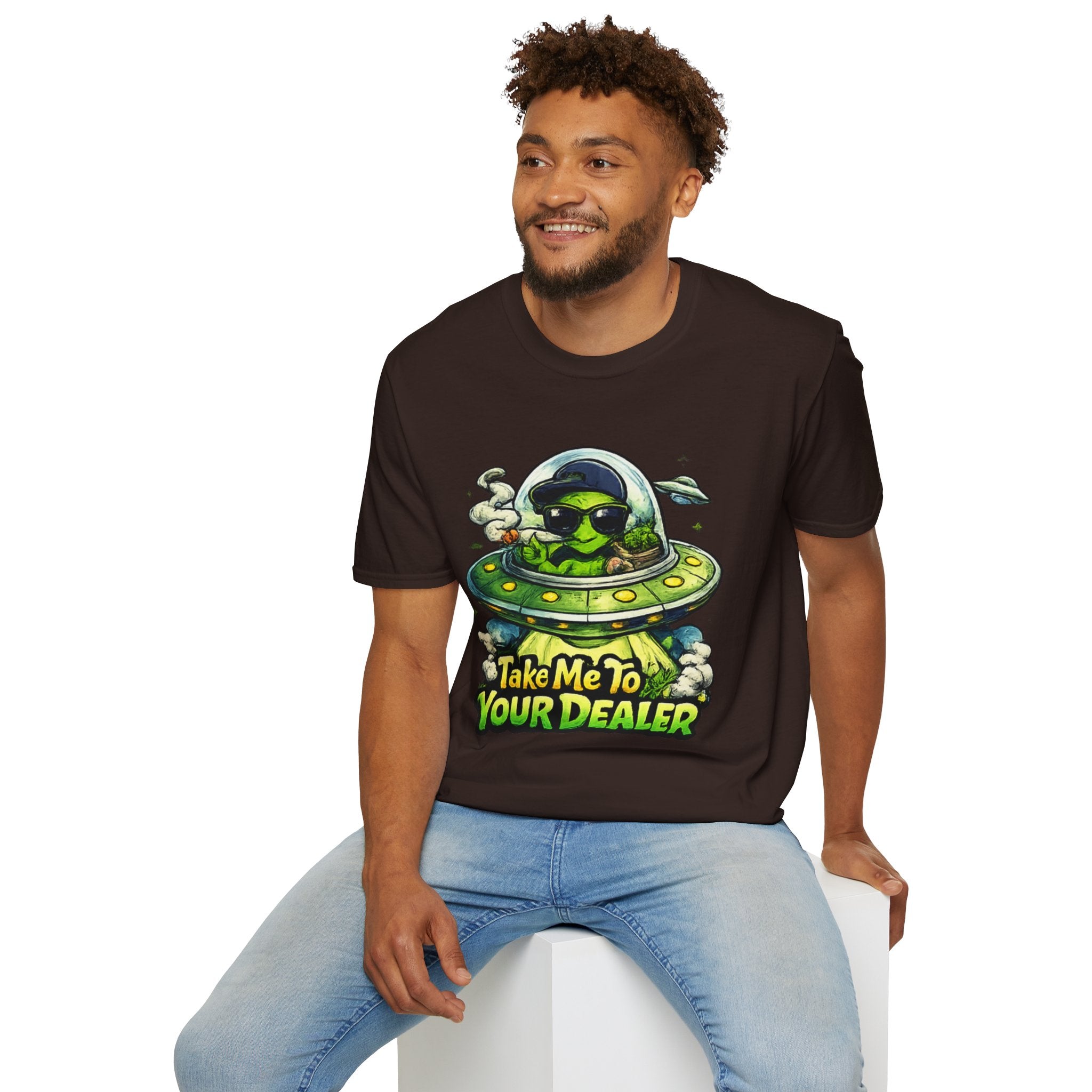 Take Me To Your Dealer Alien T-Shirt