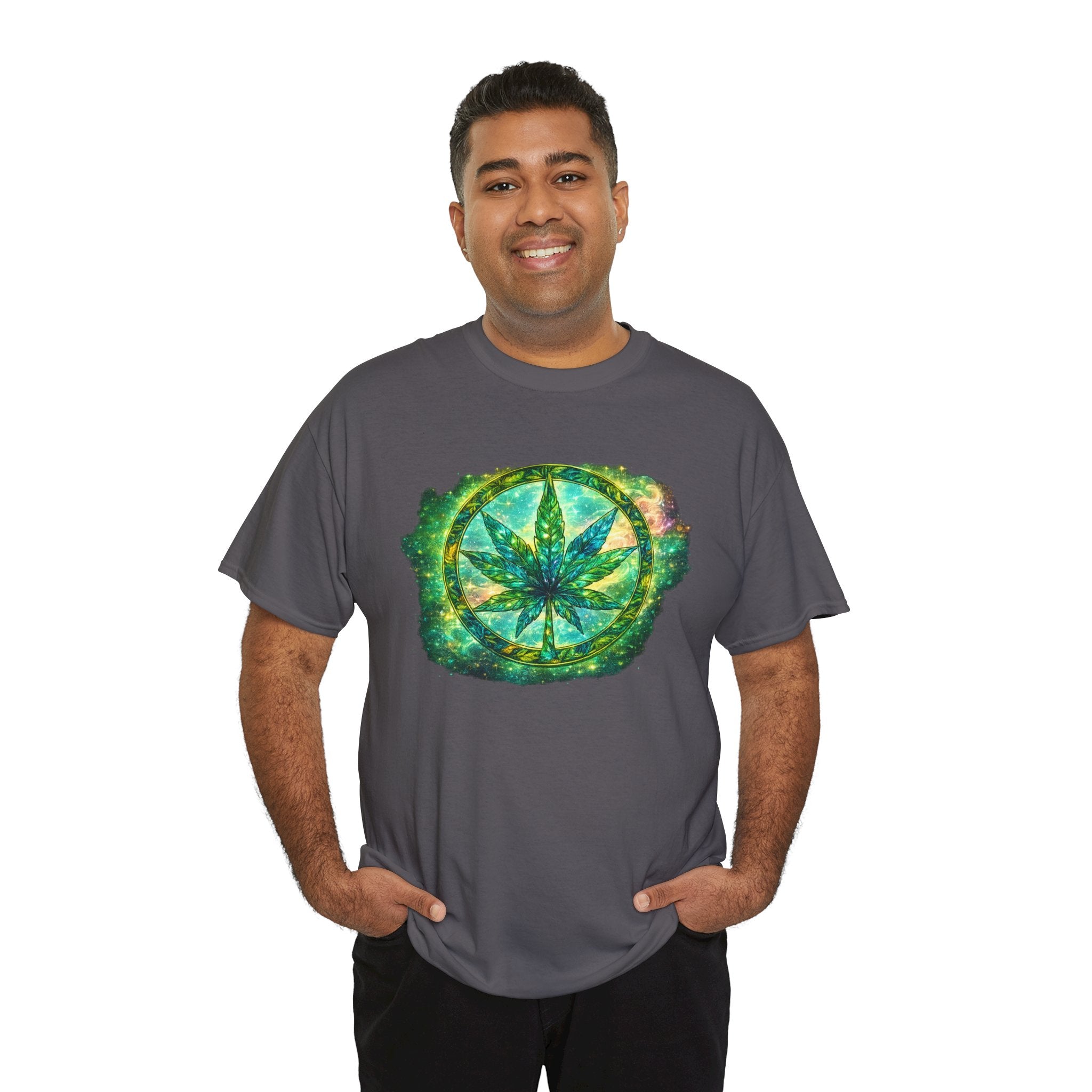 Marijuana Leaf Tie-Dye T-Shirt