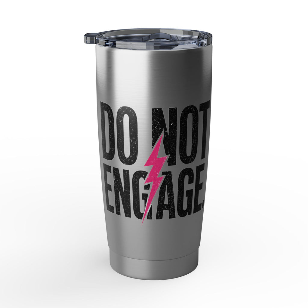 20oz Insulated Tumbler — Bold "Do Not Enlarge" Minimalist Stainless Travel Cup