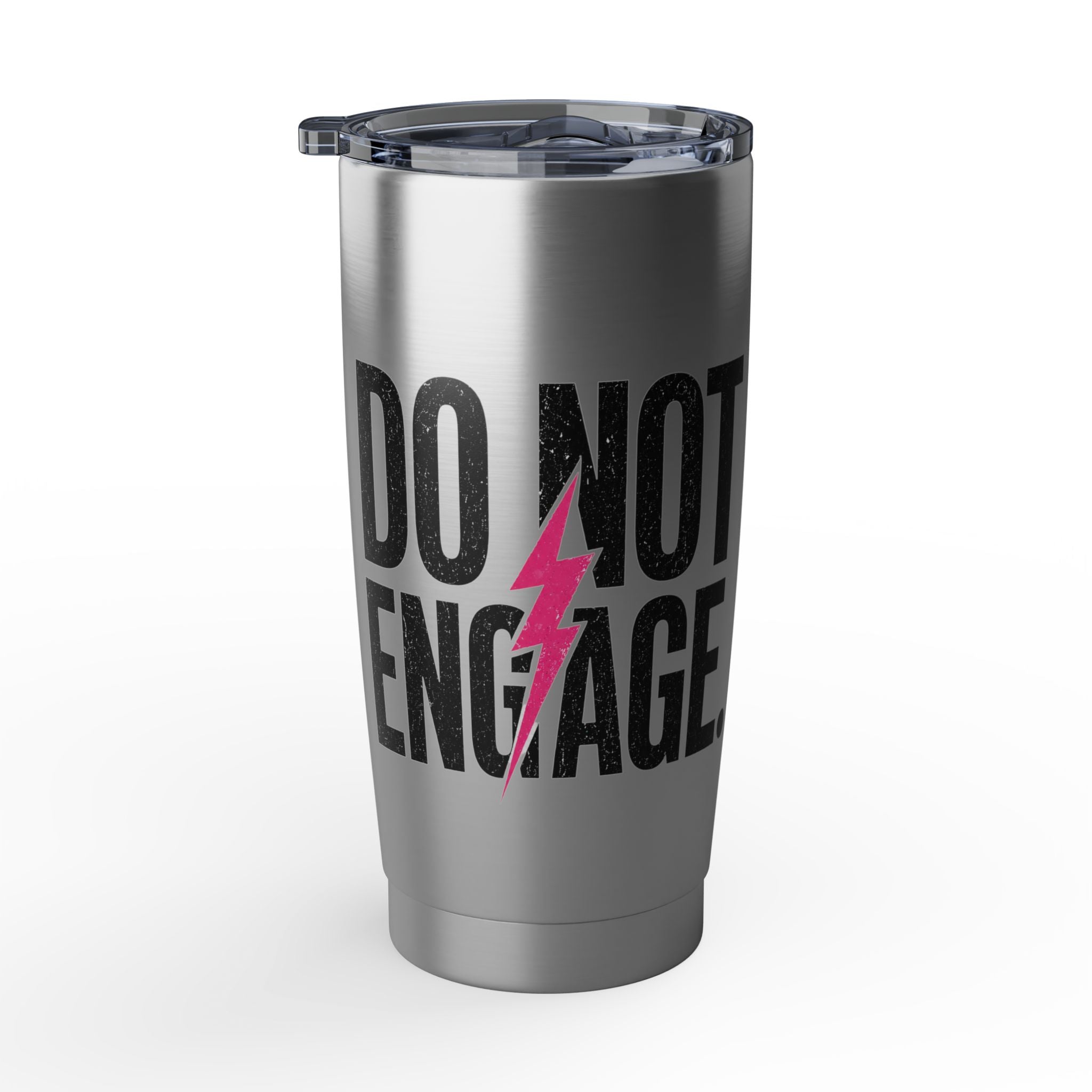 20oz Insulated Tumbler — Bold "Do Not Enlarge" Minimalist Stainless Travel Cup