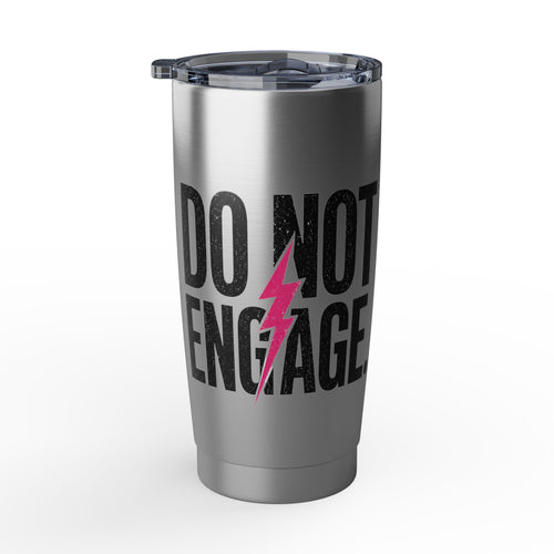20oz Insulated Tumbler — Bold "Do Not Enlarge" Minimalist Stainless Travel Cup