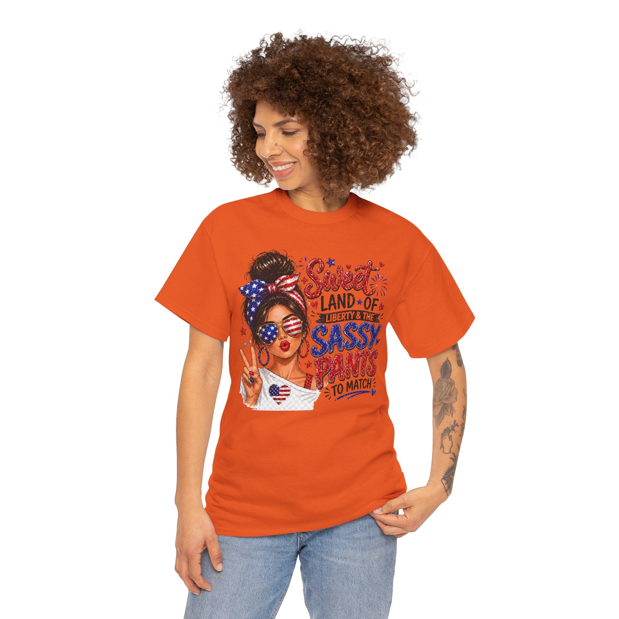 Patriotic 'Sweet Land of Liberty' Sassy Pants Tee
