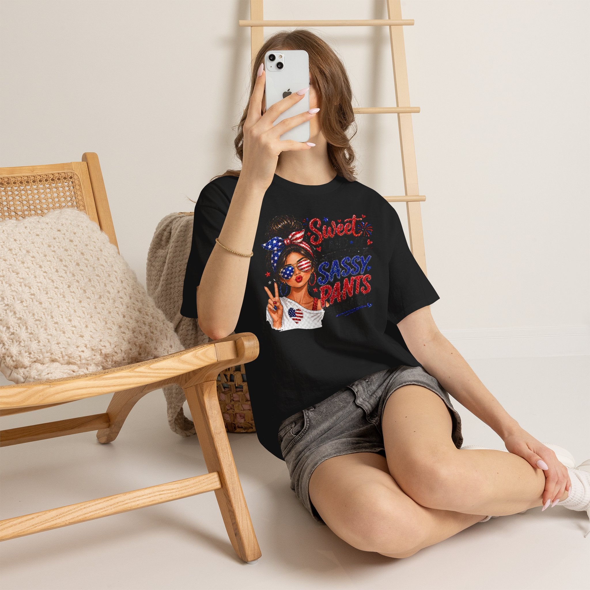 Patriotic 'Sweet Land of Liberty' Sassy Pants Tee