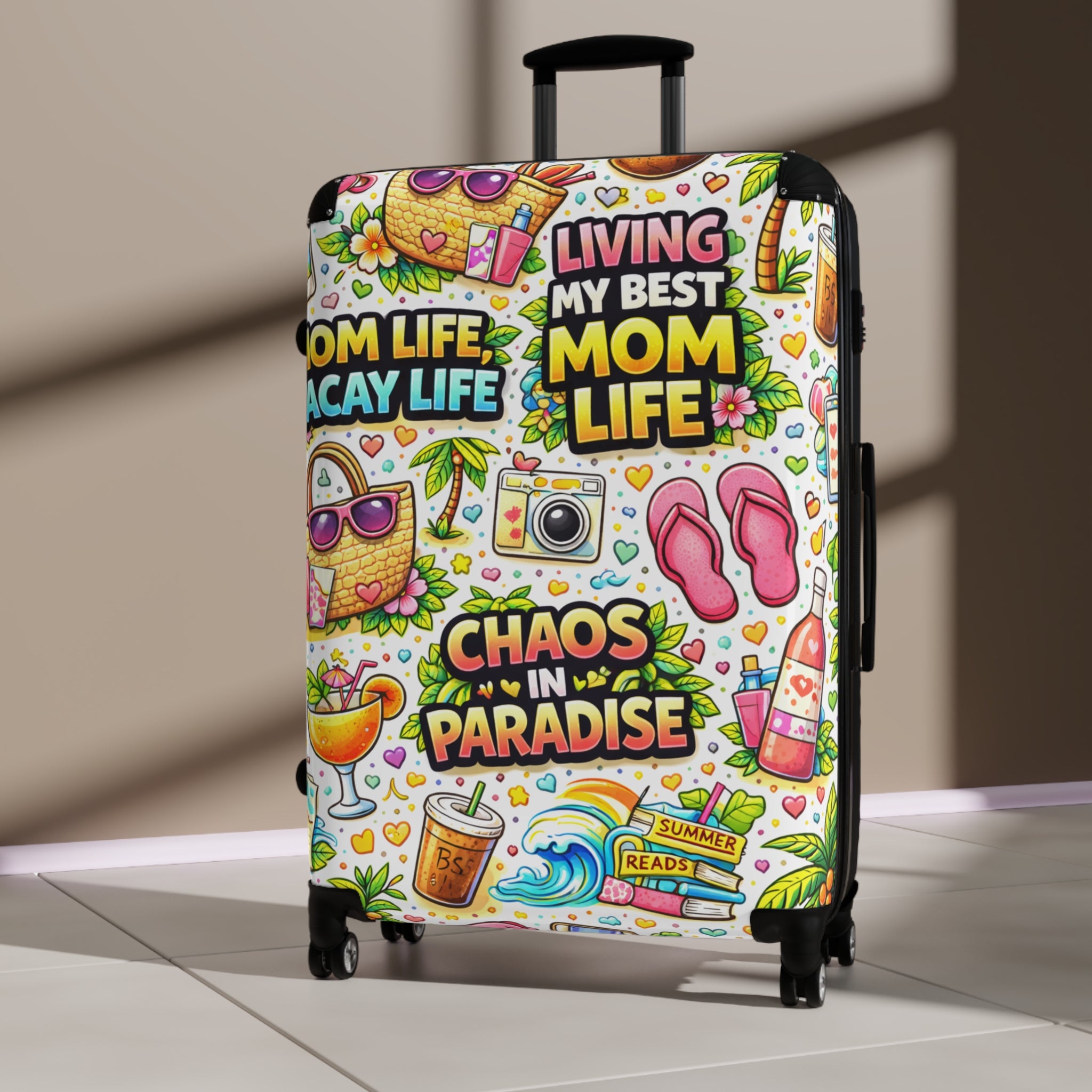 Suitcase – "Living My Best Mom Life: Chaos in Paradise" Carry-On