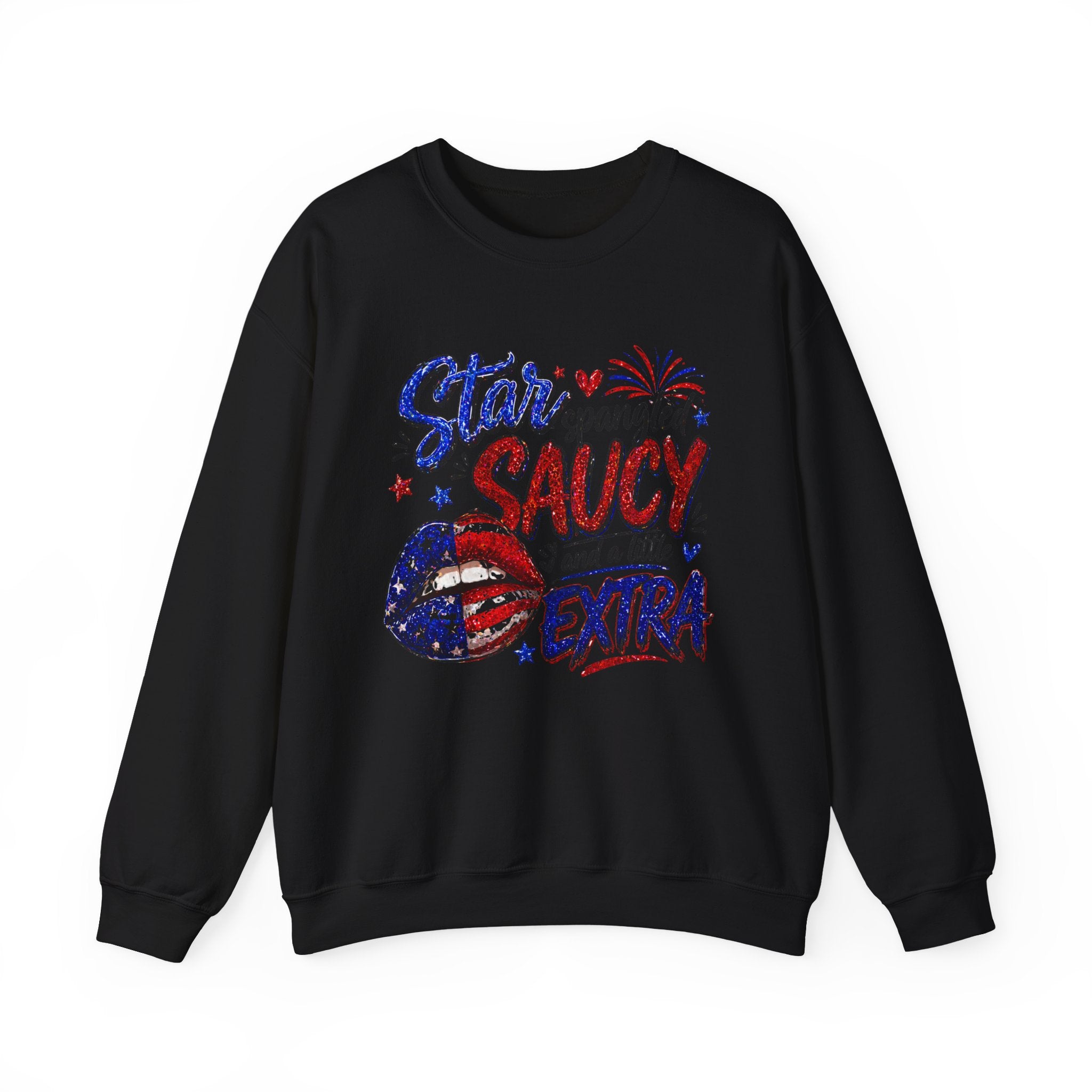Patriotic 'Star Spangled Saucy & a Little Extra' Sweatshirt