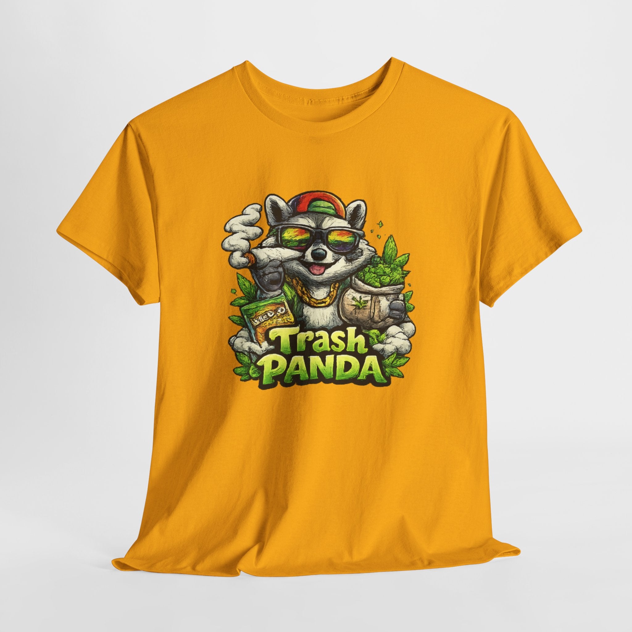 Trash Panda Graphic Tee — Funny Raccoon Streetwear Shirt