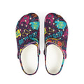 Neon Sleepy Vibes EVA Clogs — "Not Today Kid" Graphic Foam Shoes