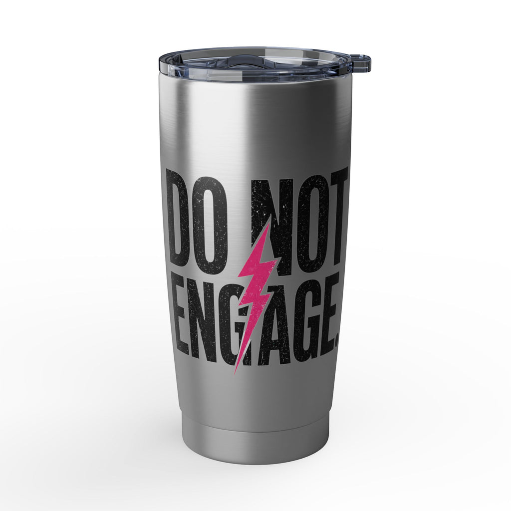 20oz Insulated Tumbler — Bold "Do Not Enlarge" Minimalist Stainless Travel Cup