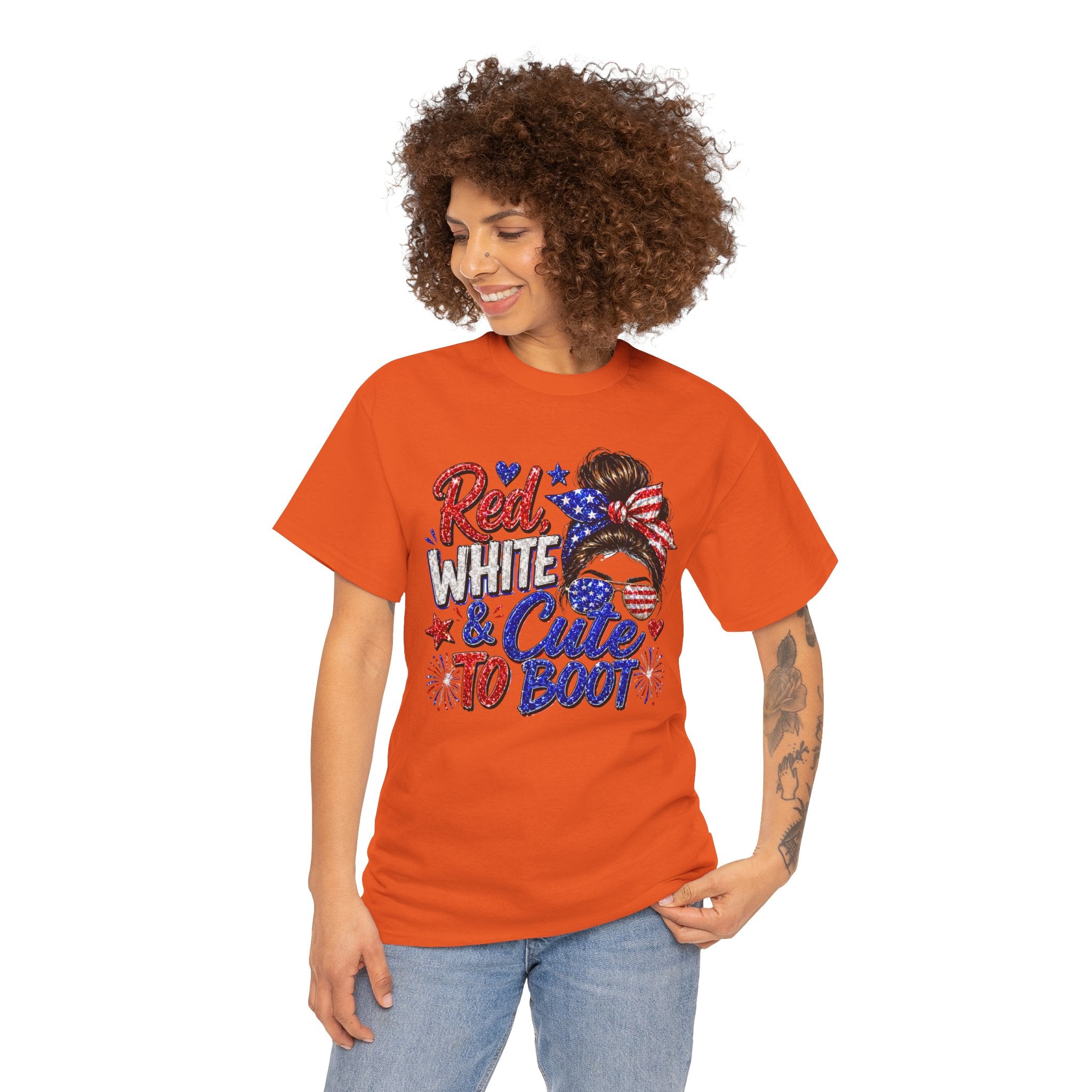 Patriotic 'Red White & Cute To Boot' Tee