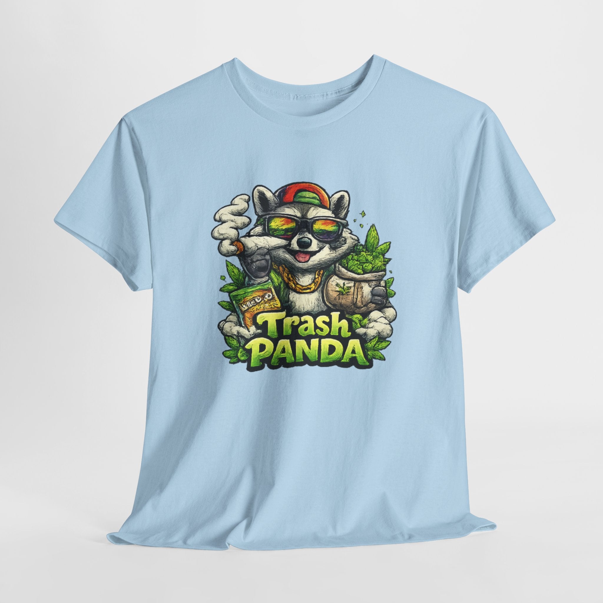 Trash Panda Graphic Tee — Funny Raccoon Streetwear Shirt