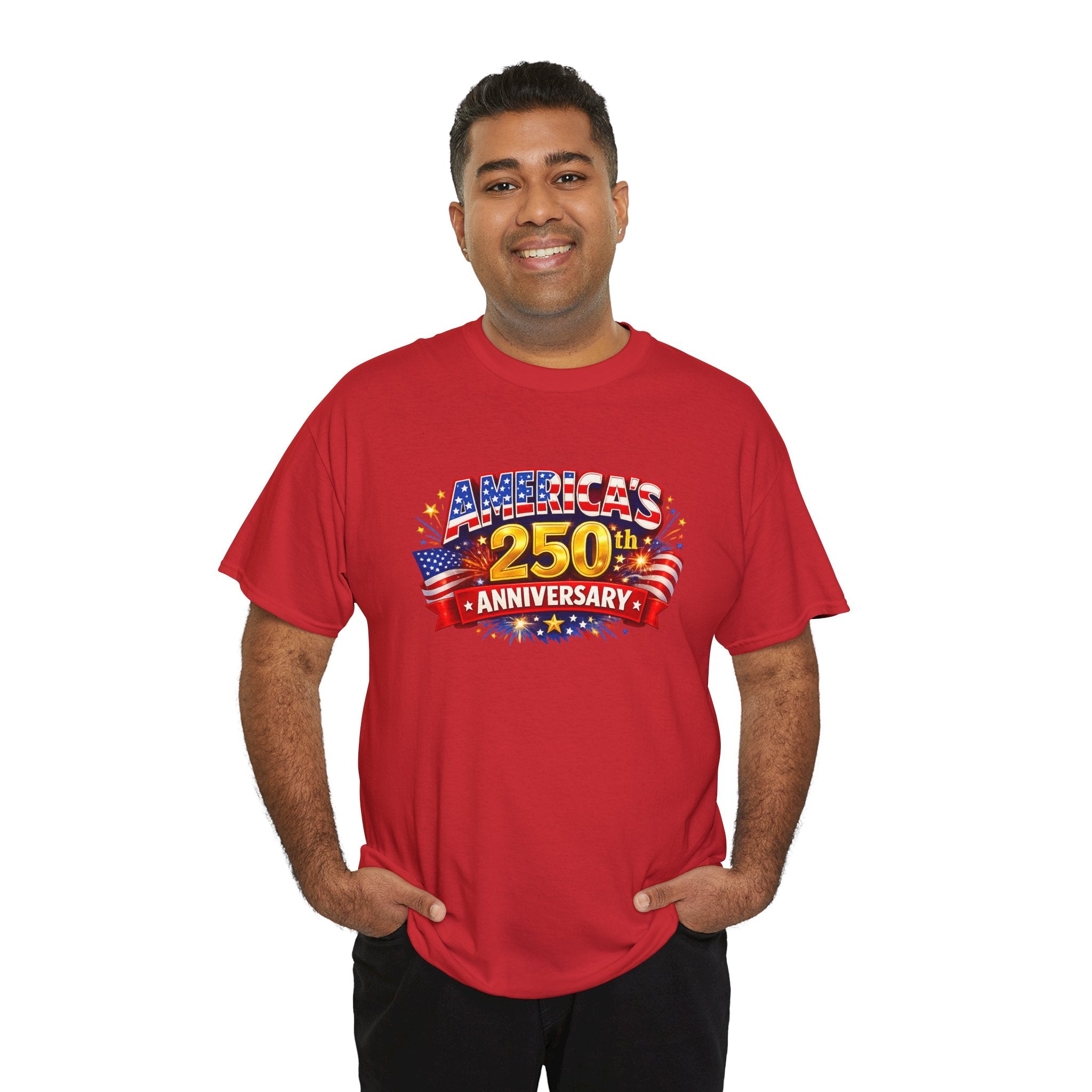 America's 250th Anniversary T-Shirt — Patriotic 4th of July Tee