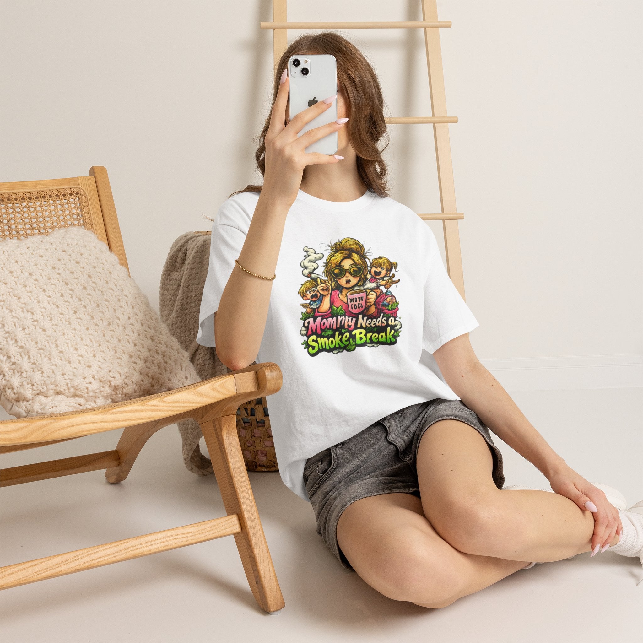 Mommy Needs a Smoke Break T-Shirt — Funny Mom Graphic Tee