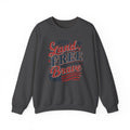 Crewneck Sweatshirt — "Sweet Land Free Because of the Brave" Patriotic Flag Design