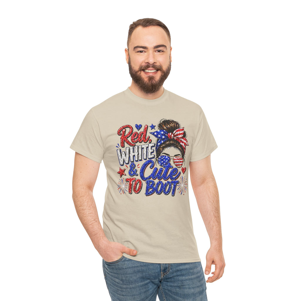 Patriotic 'Red White & Cute To Boot' Tee