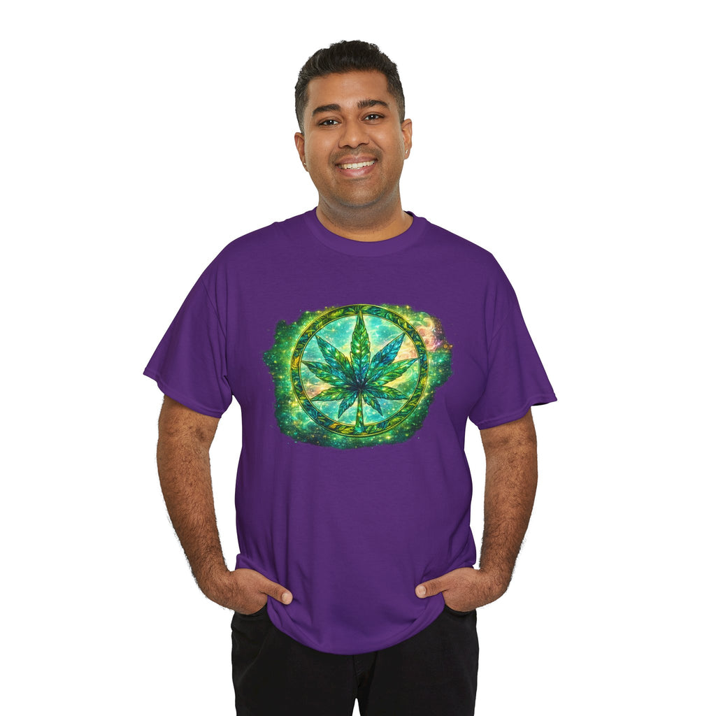 Marijuana Leaf Tie-Dye T-Shirt