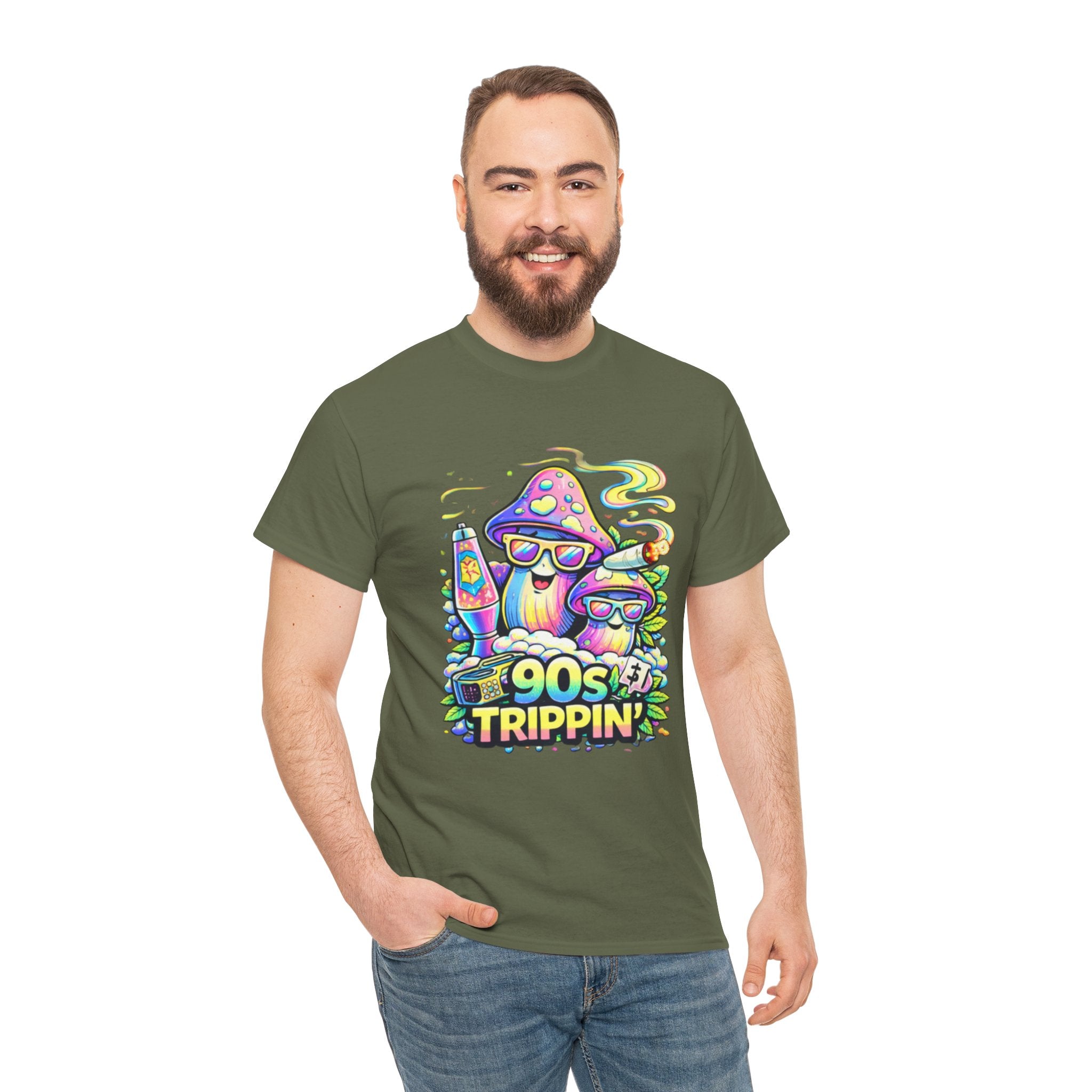 90s Trippin' Mushroom Tee