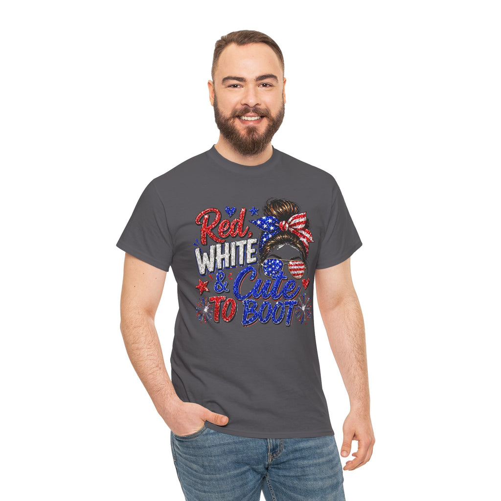 Patriotic 'Red White & Cute To Boot' Tee