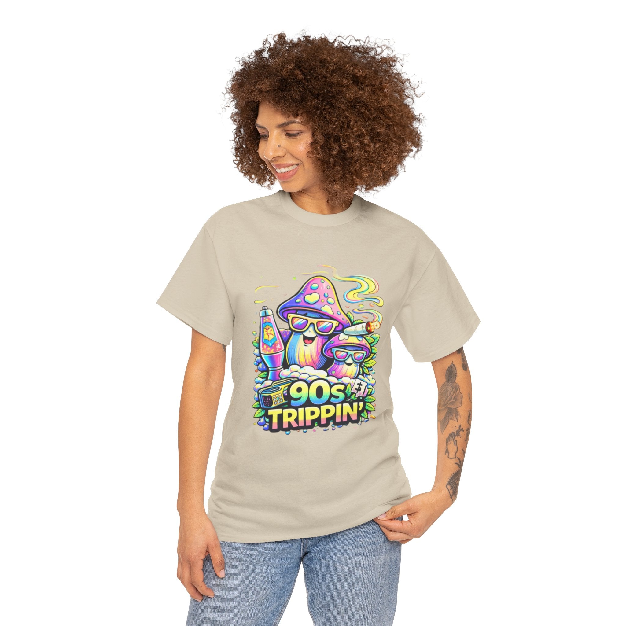 90s Trippin' Mushroom Tee