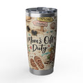 Mom's Off Duty 20oz Tumbler – Beach Vacation Travel Mug