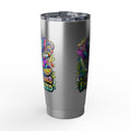 20oz Tumbler — Colorful Vagabond Travel Cup with 'Vagabond' Adventure Artwork