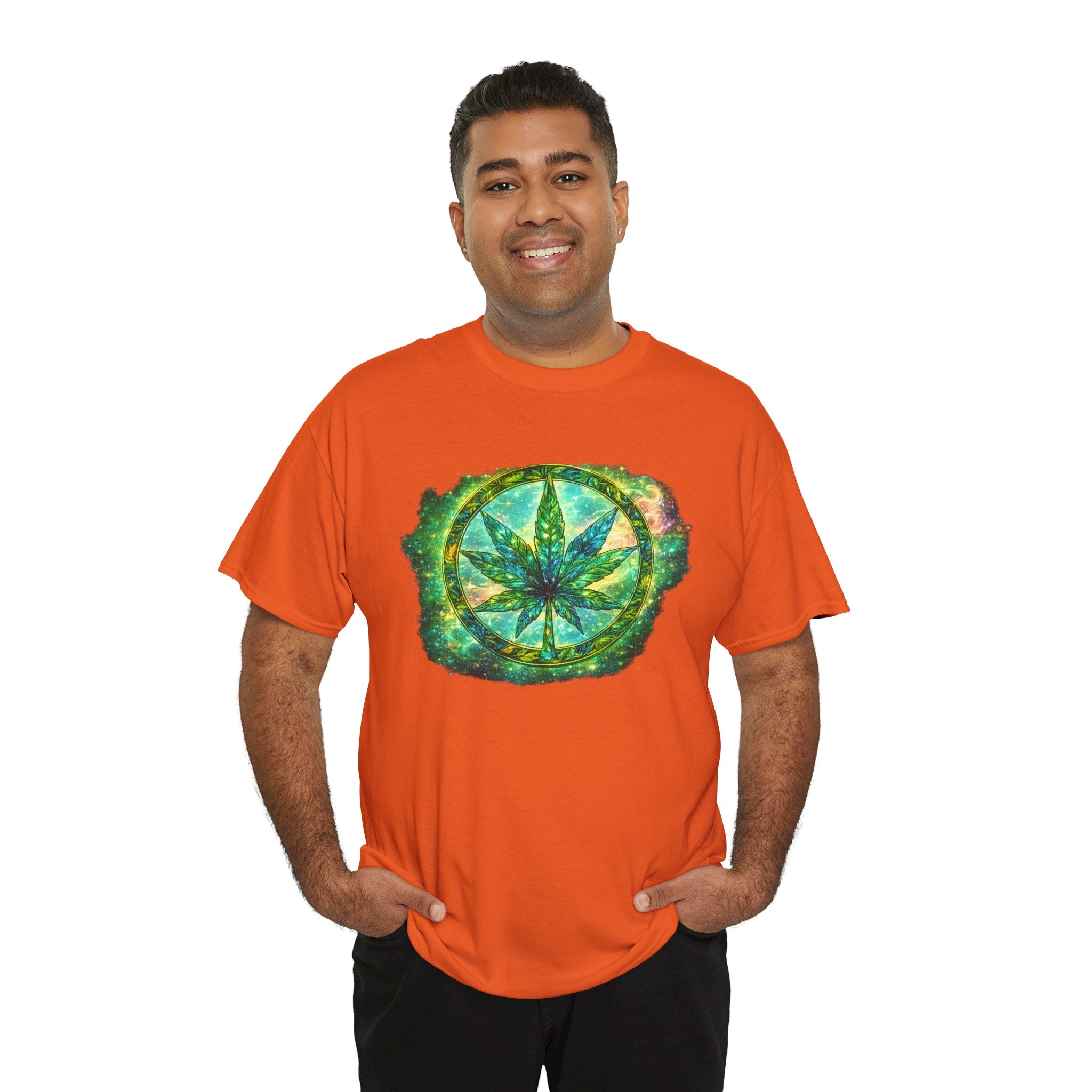Marijuana Leaf Tie-Dye T-Shirt