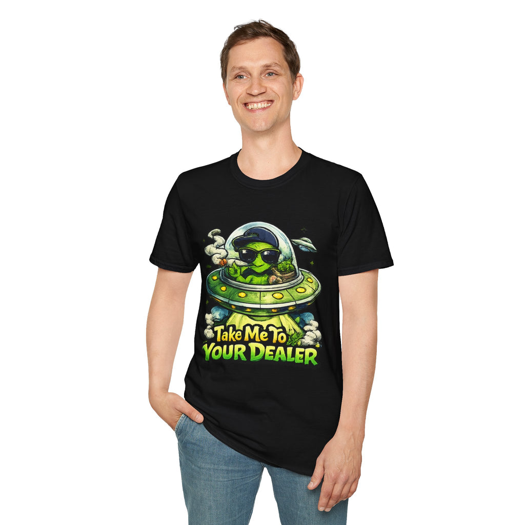 Take Me To Your Dealer Alien T-Shirt