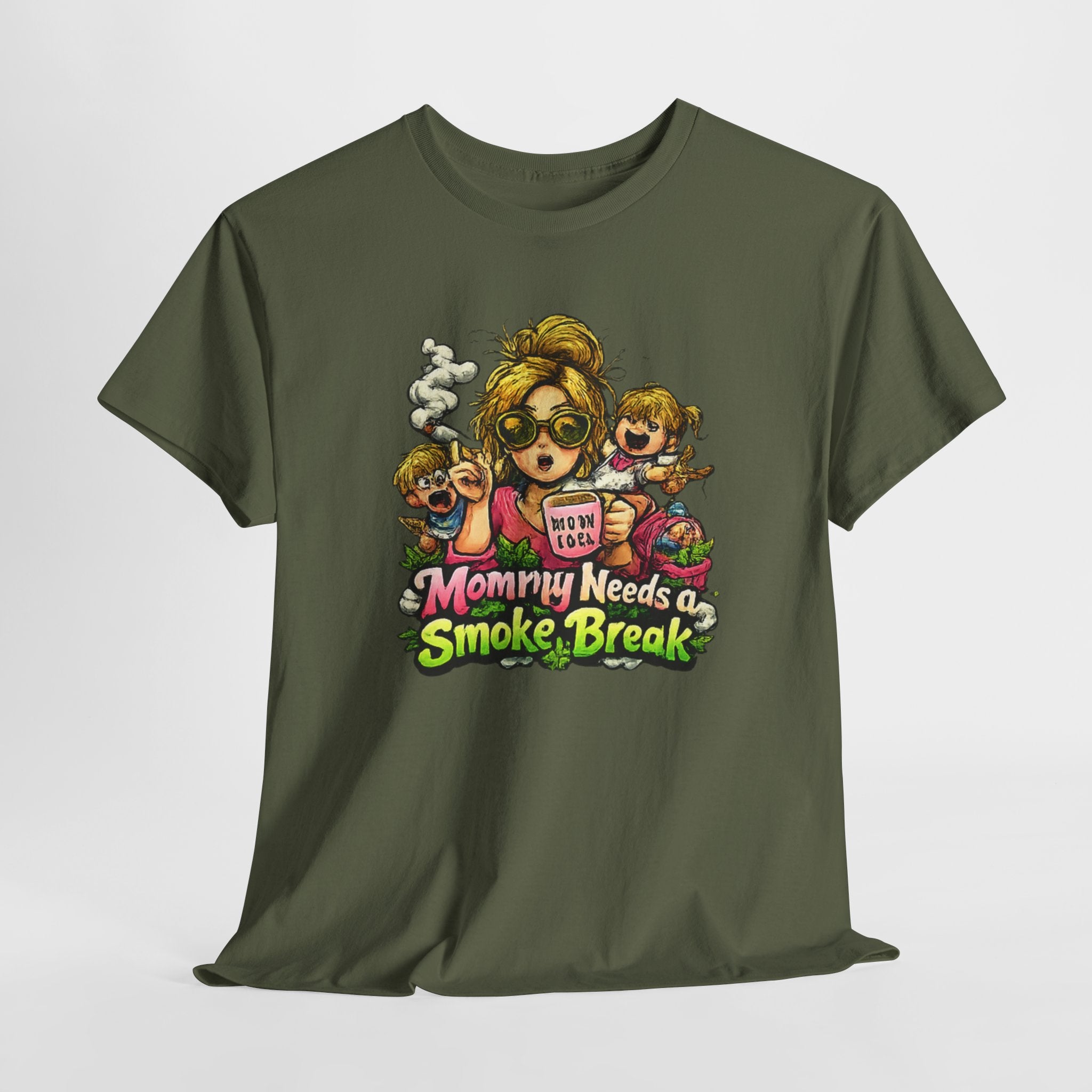 Mommy Needs a Smoke Break T-Shirt — Funny Mom Graphic Tee