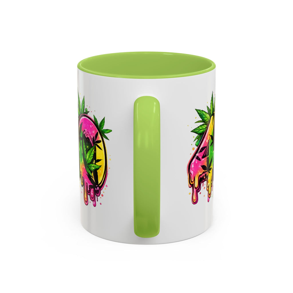 420 Drip Coffee Mug — Colorful Cannabis Stoner Art Accent Mug (11/15oz)