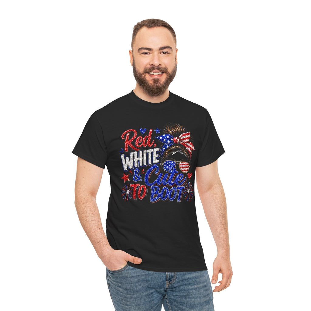 Patriotic 'Red White & Cute To Boot' Tee