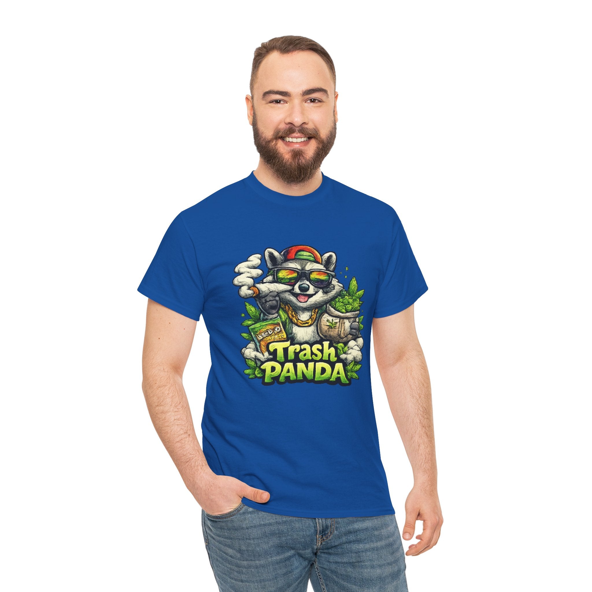 Trash Panda Graphic Tee — Funny Raccoon Streetwear Shirt