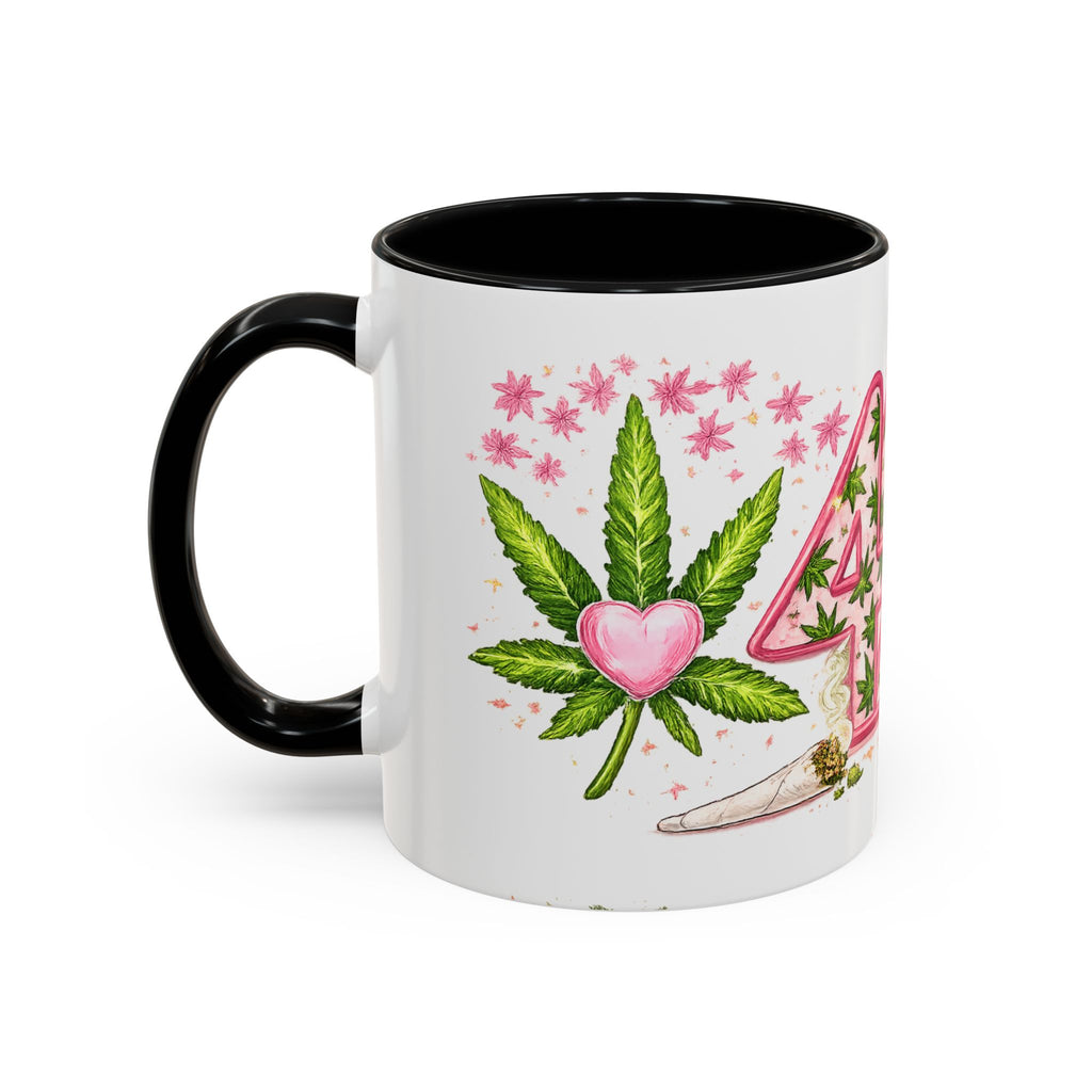 420 Cannabis Coffee Mug — 'Best Buds' Accent Tea Cup (11/15oz)