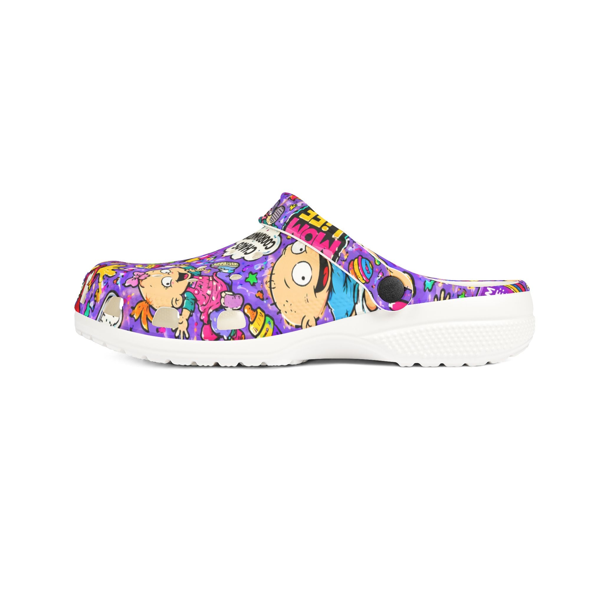 Cartoon Chaos EVA Clogs – Colorful Kids' Slip-On Foam Shoes