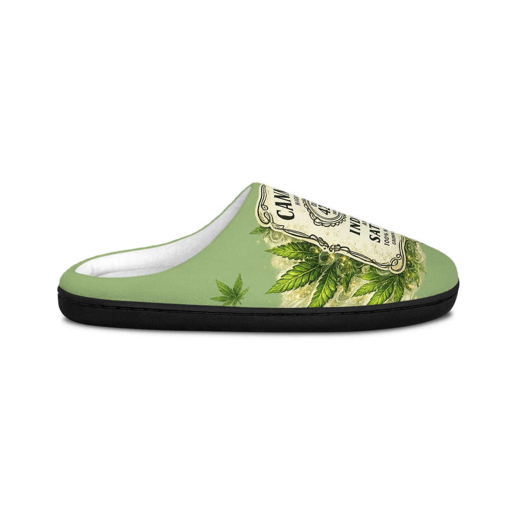 Cannabis Indica Santa 420 Women's Indoor Slippers