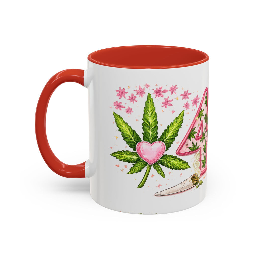 420 Cannabis Coffee Mug — 'Best Buds' Accent Tea Cup (11/15oz)