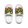 Women's Slippers — Colorful Graffiti Leaf Indoor Slides