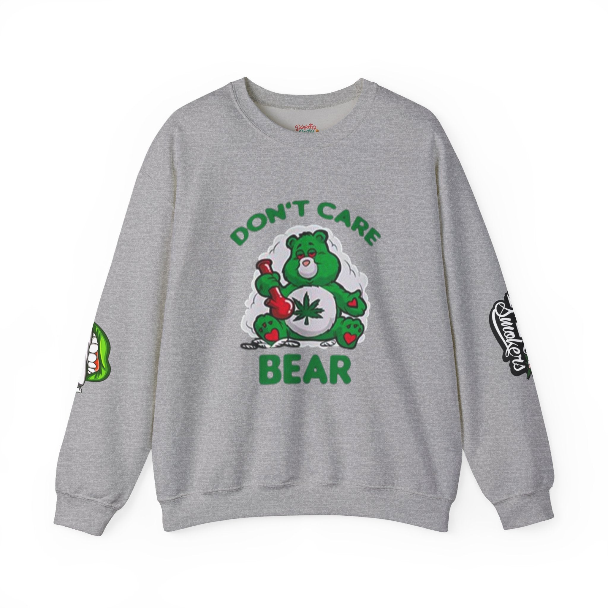 I Don't Care Bear Sweatshirt — Funny Graphic Crewneck