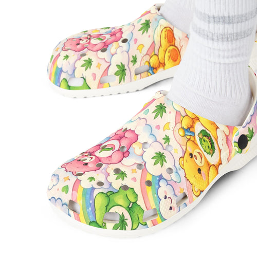 Care Bears Rainbow Clogs – Colorful EVA Foam Slip-On Shoes