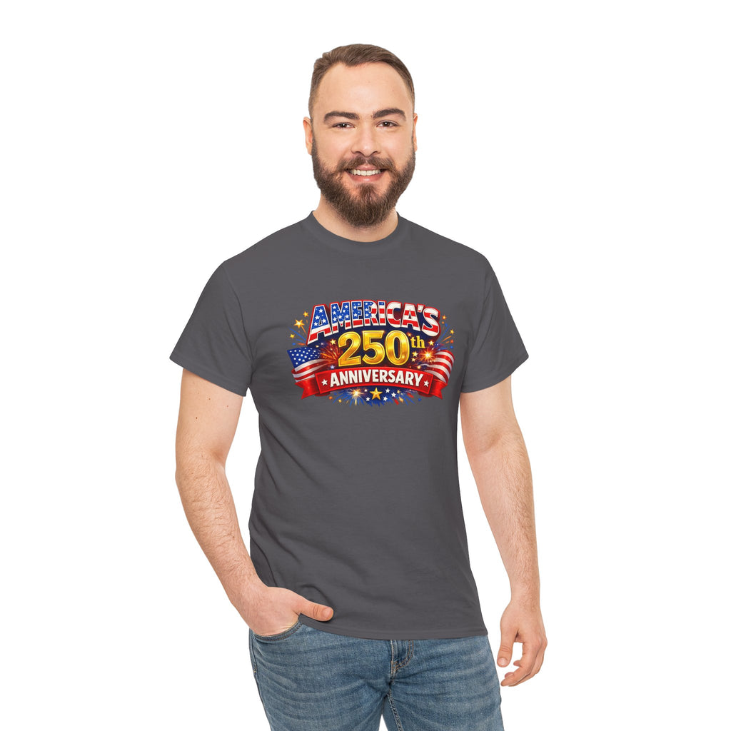 America's 250th Anniversary T-Shirt — Patriotic 4th of July Tee